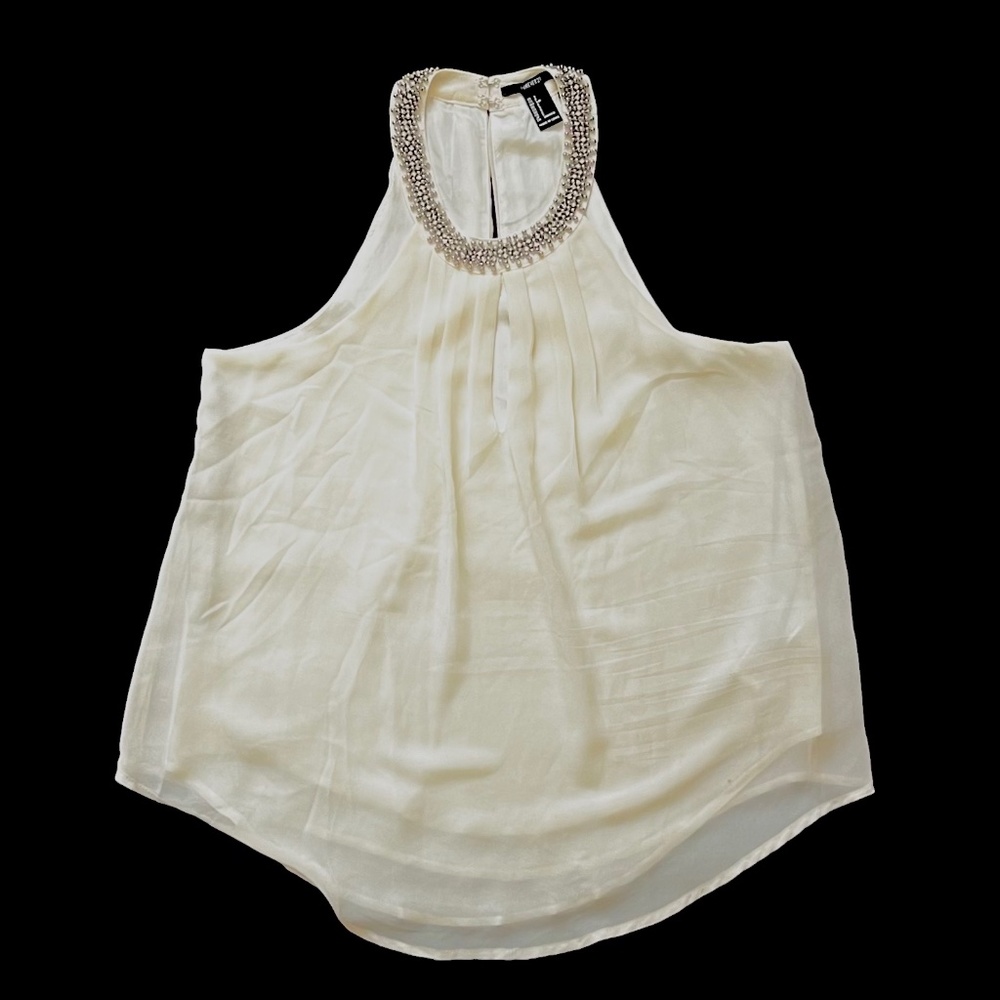 Women’s Beaded Flowy Tank Top Blouse